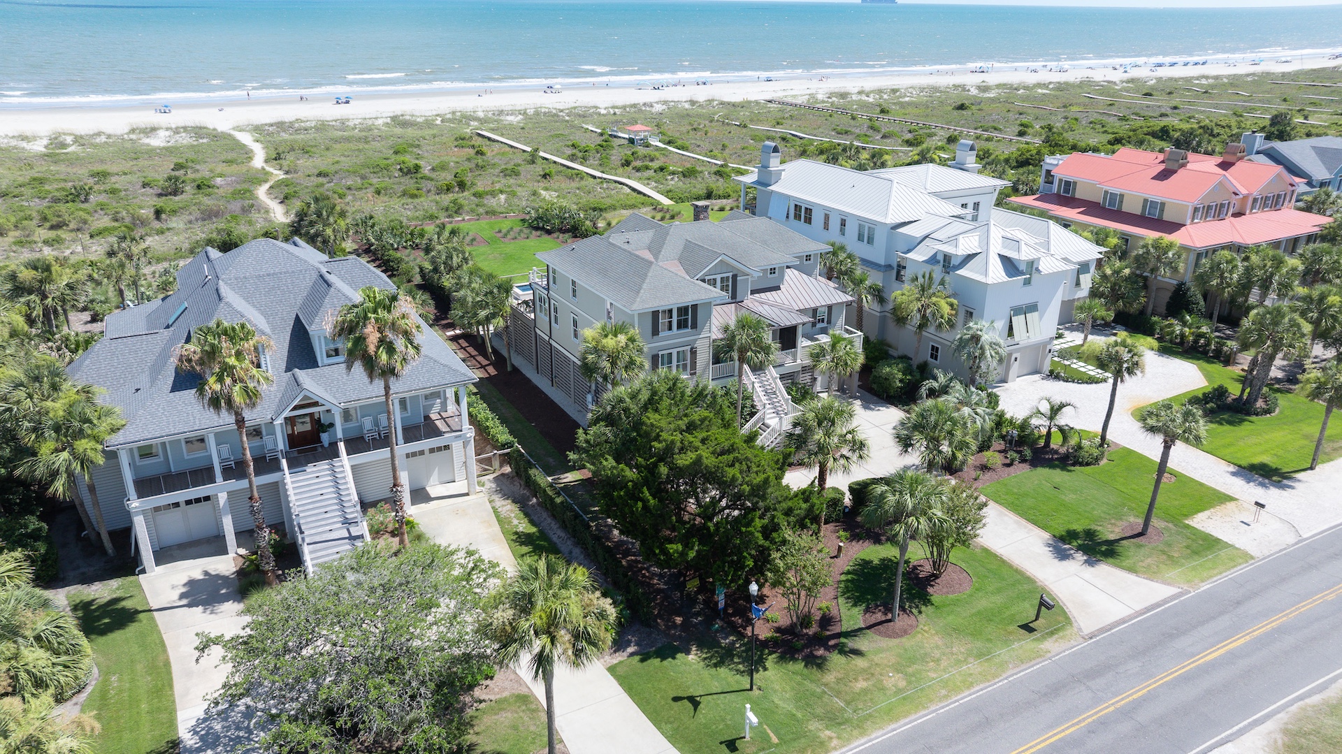 Aerial View| Beach Shelter | 3708 Palm Blvd | Isle of Palms, SC | IOP Escapes