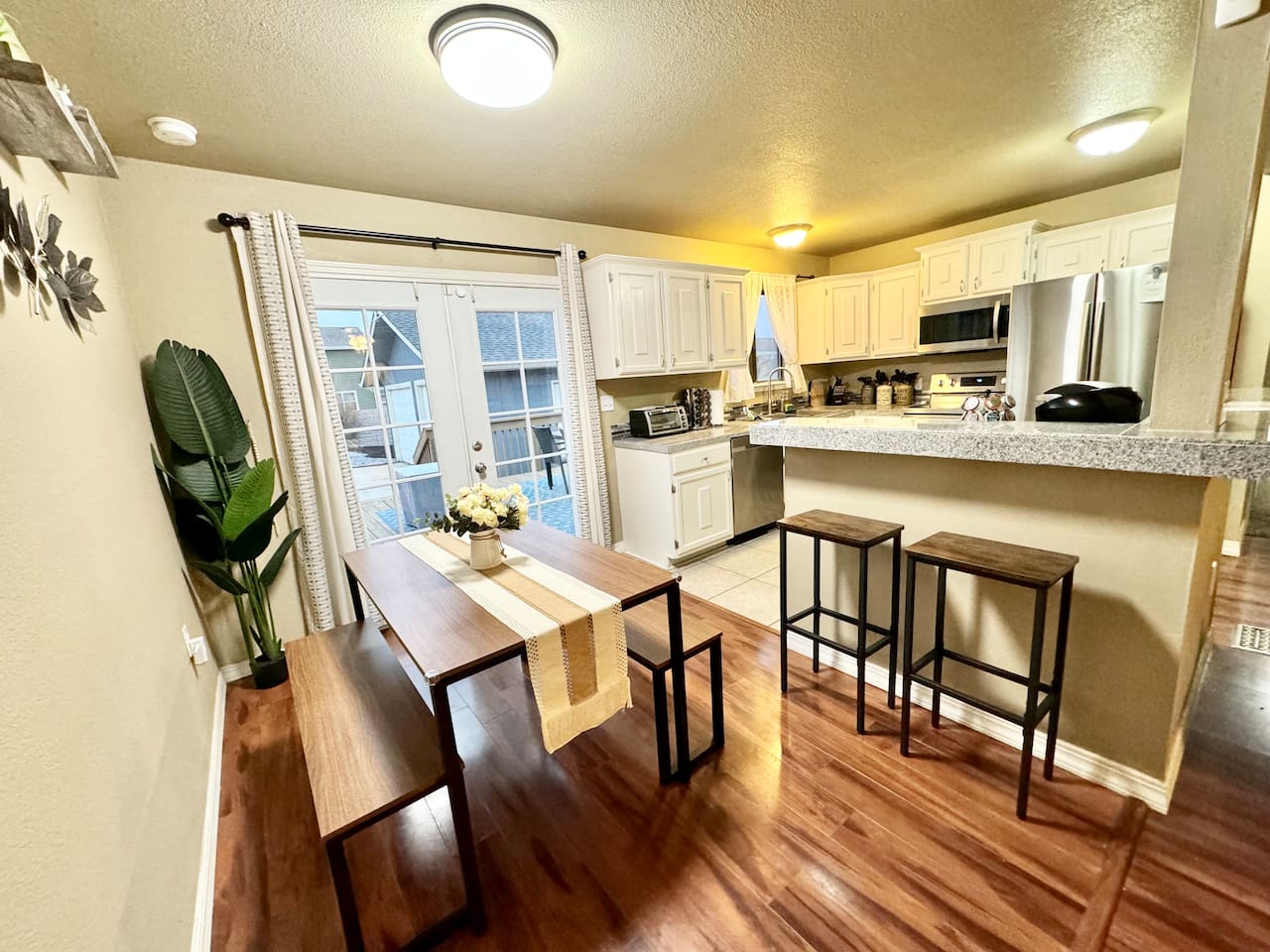 Kitchen and Dining Area