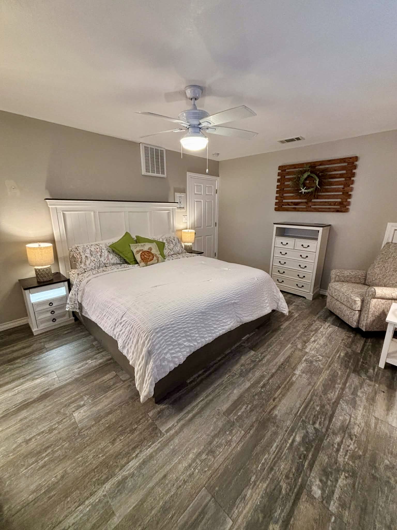 First floor bedroom with recliner