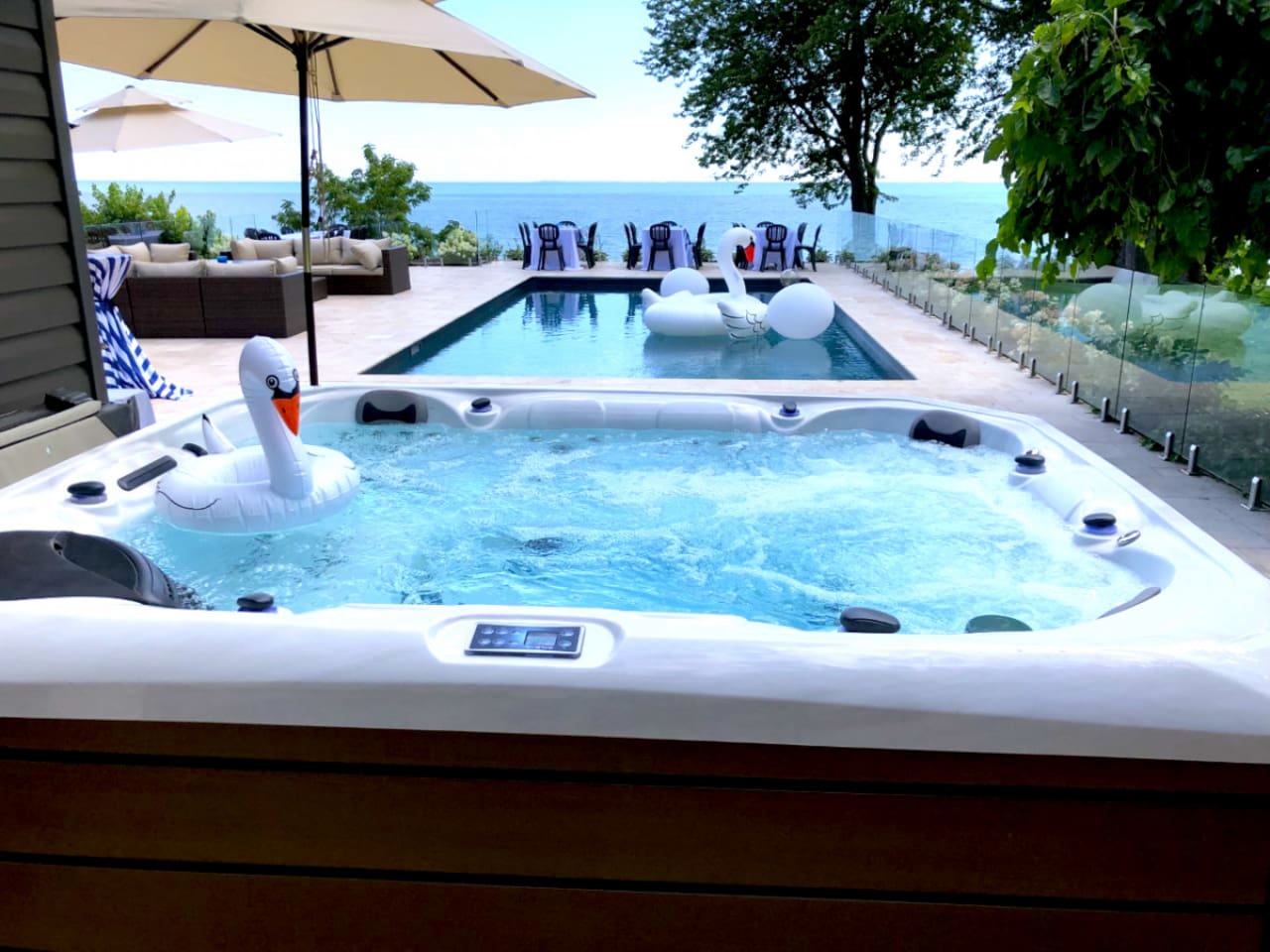 Hot Tub And Salt Water Pool