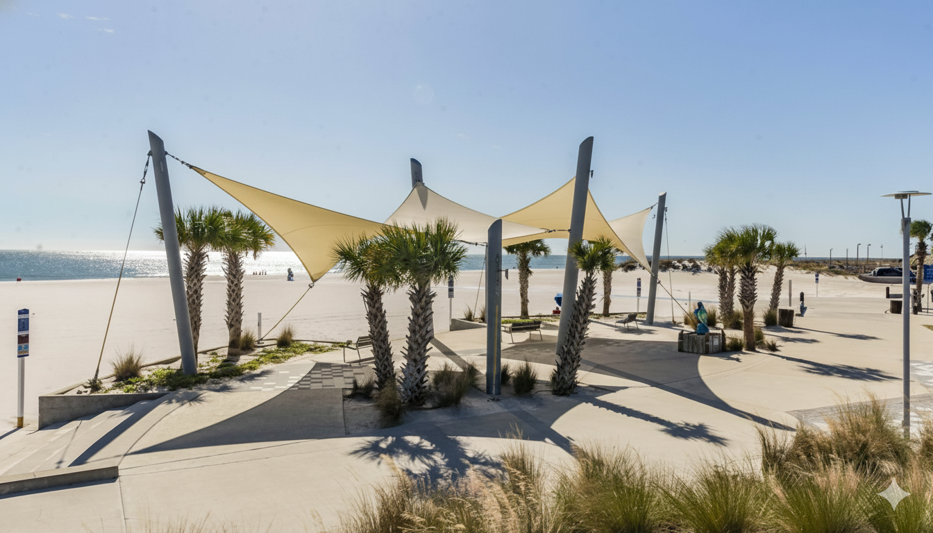 Public Beach - Imagine days filled with sun and sand, with the pristine beach effortlessly accessible, just a short stroll from South Winds 2.