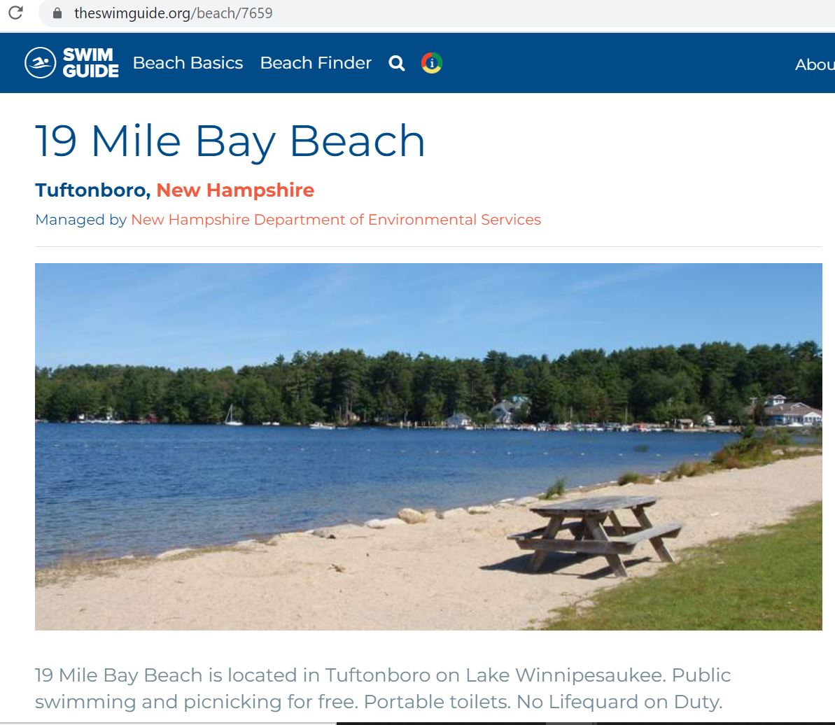 19 Mile Bay Beach - 1 mile away