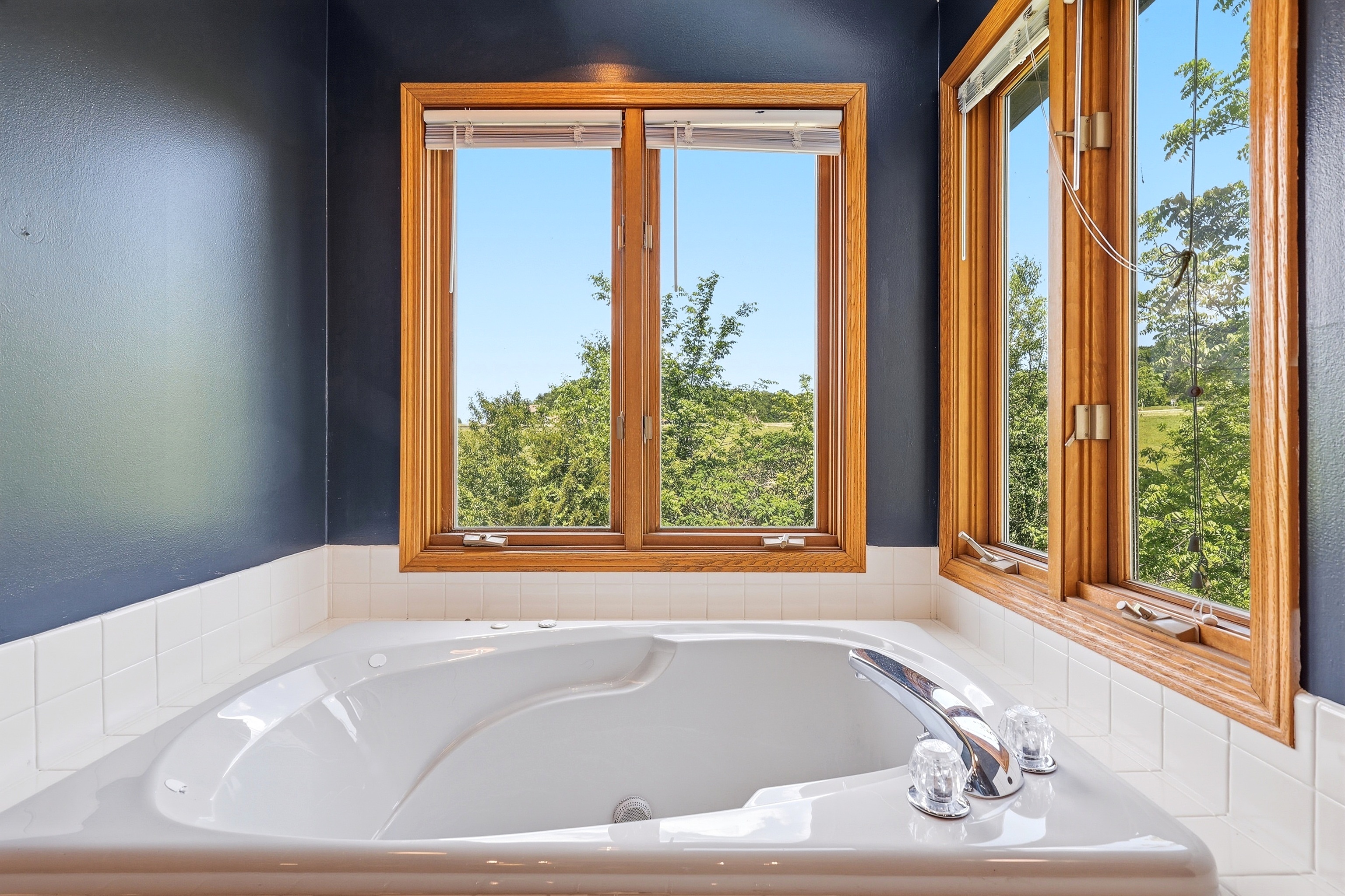 Relax in the Jacuzzi tub :)