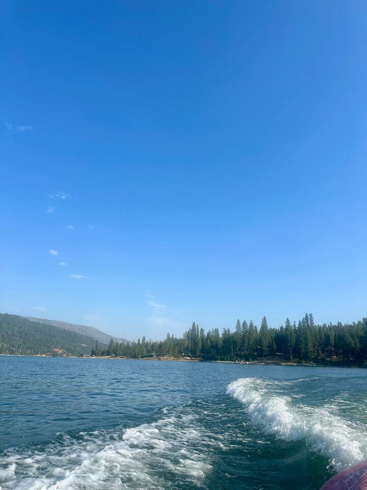 Bass Lake is minutes away from the property 