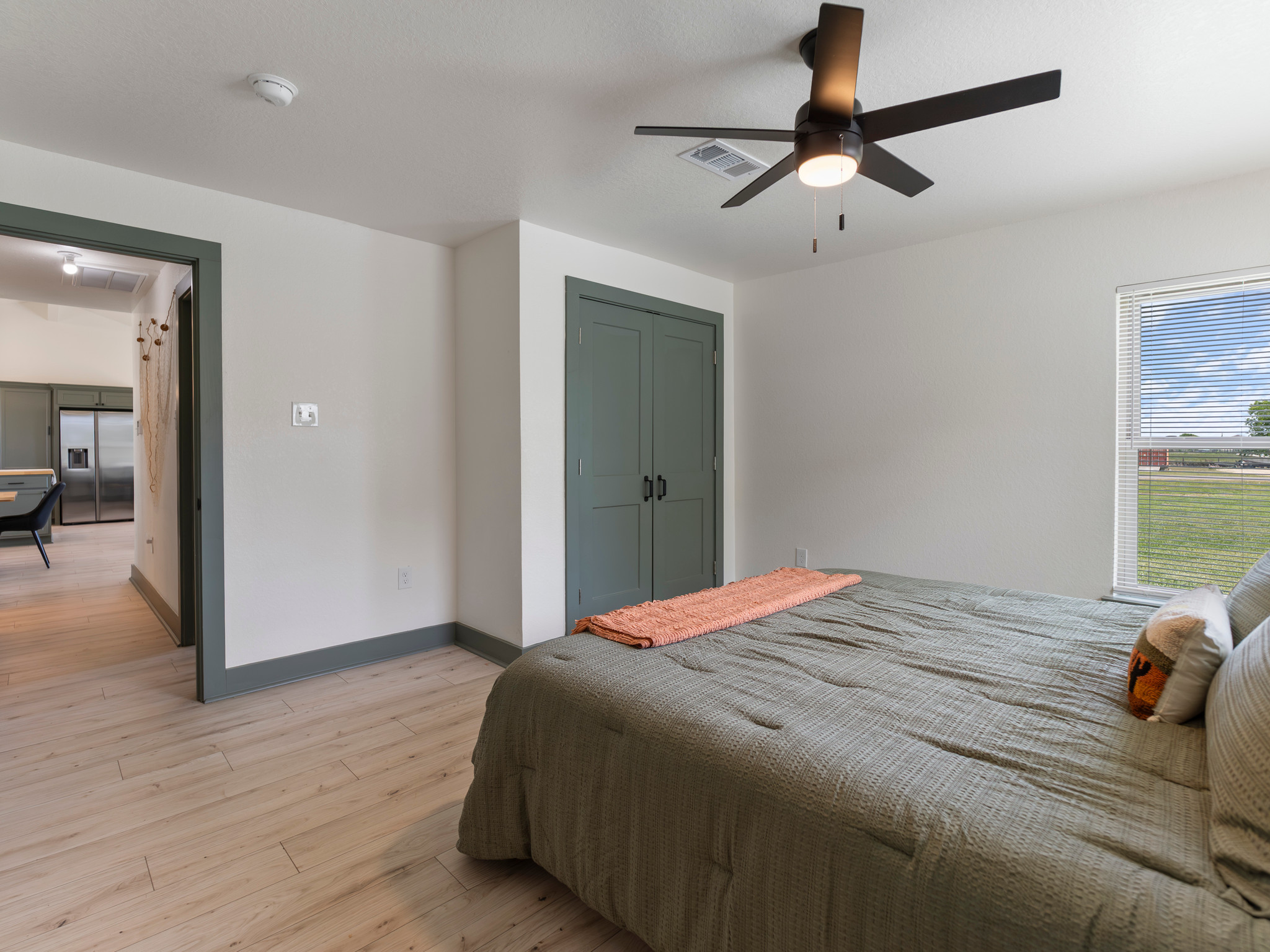 Primary Bedroom with a king size bed and ensuite bathroom