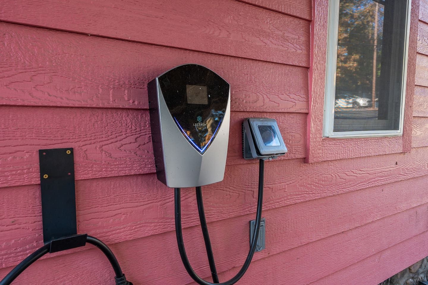 EV Charger in the Carport for your Convenience.