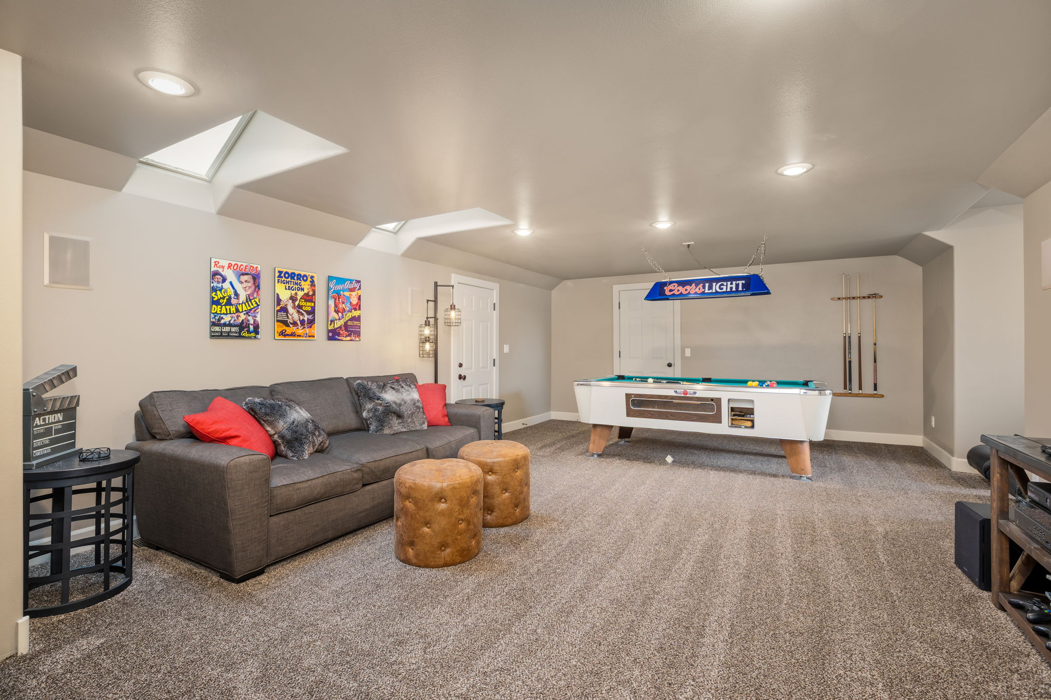 Upstairs Billiards/Movie Room