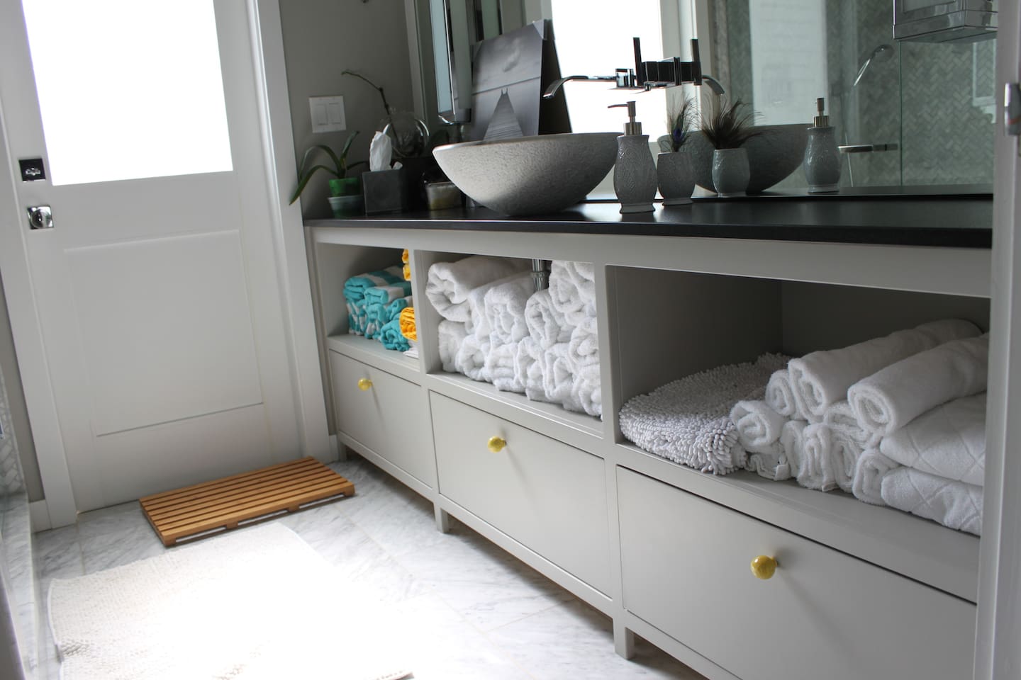 Both bathrooms are equipped with all necessities