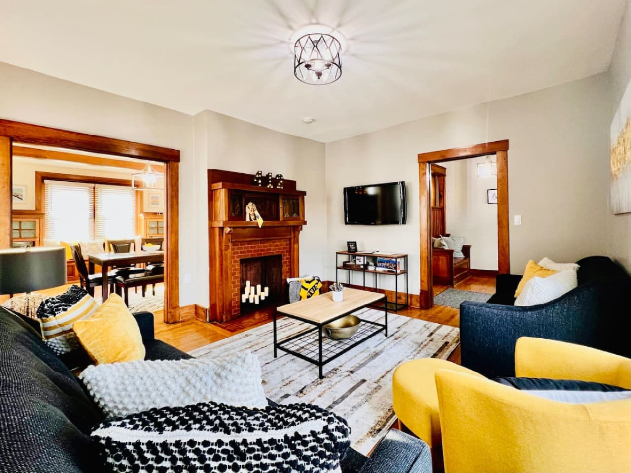 Spacious living area with plenty of room to relax, entertain, and enjoy the comfort of your home away from home.
