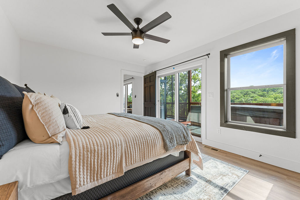 Main level King #3 with walkout to back deck