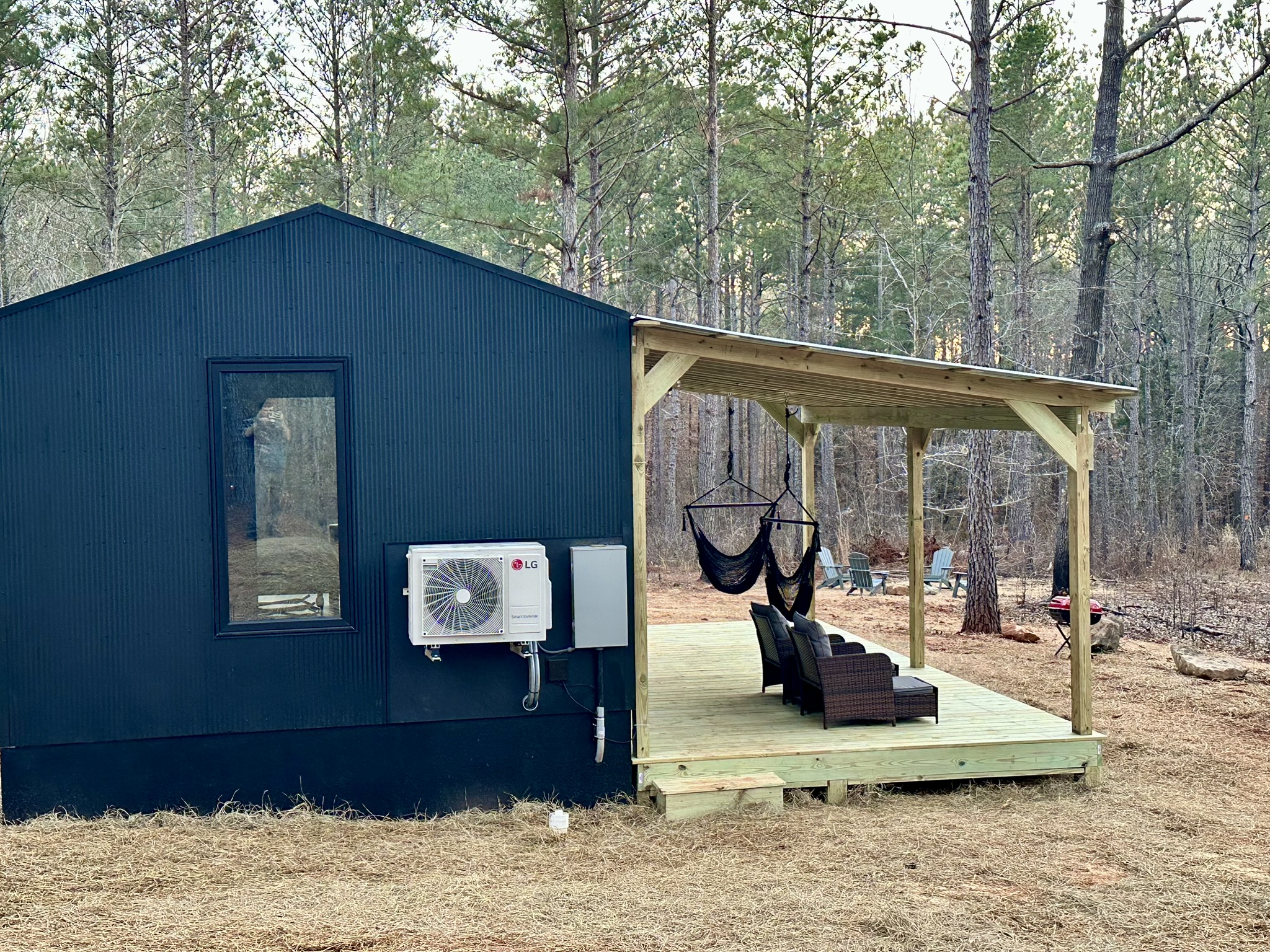 Back View of Cabin