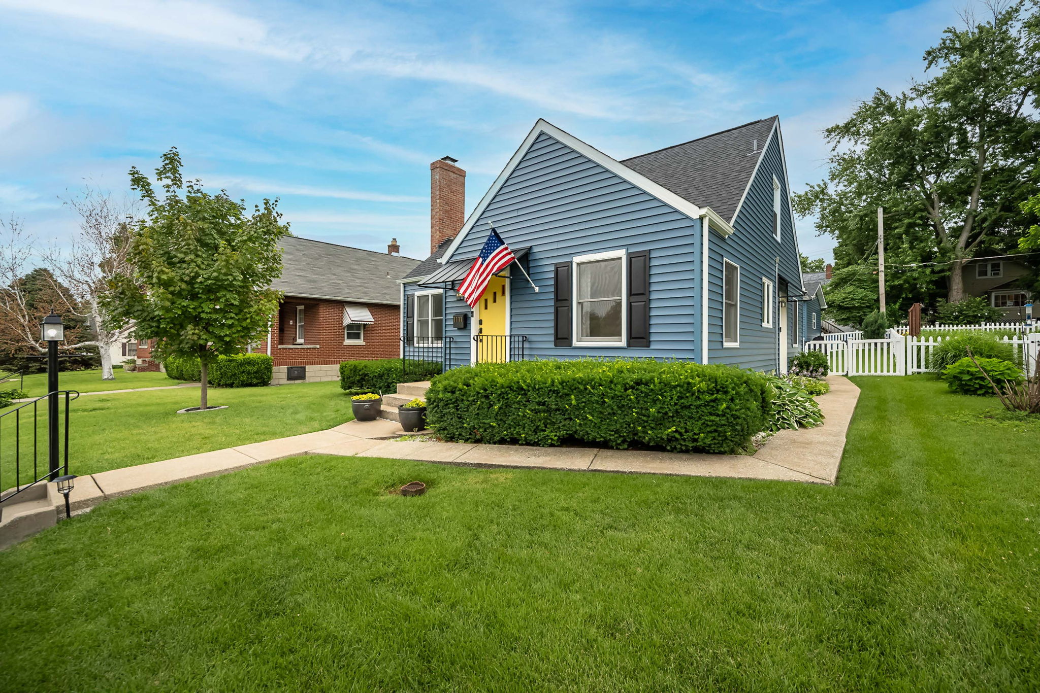 Plenty of curb appeal with a fully fenced backyard.