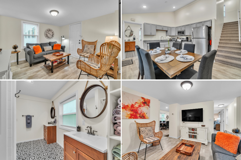 Come stay at our glamorous townhouse, just a stone's throw away from the scenic Hunt Park and bustling ambiance of Downtown Ann Arbor.