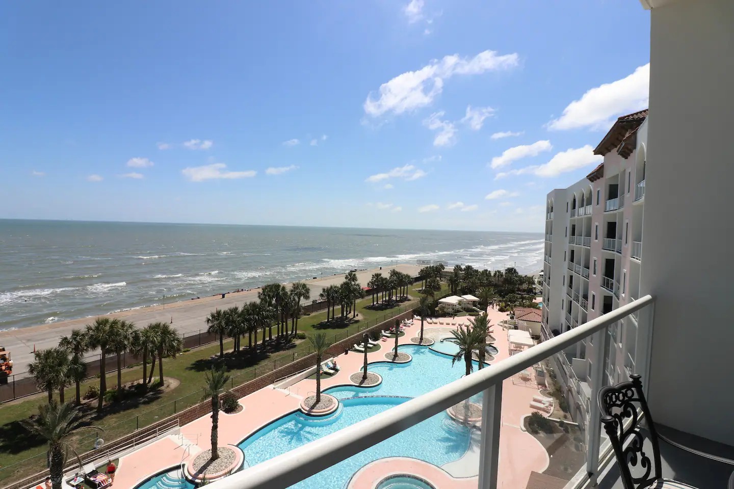 View from your private balcony on the 6th floor