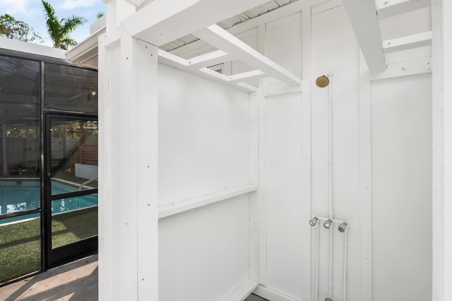 Outdoor shower