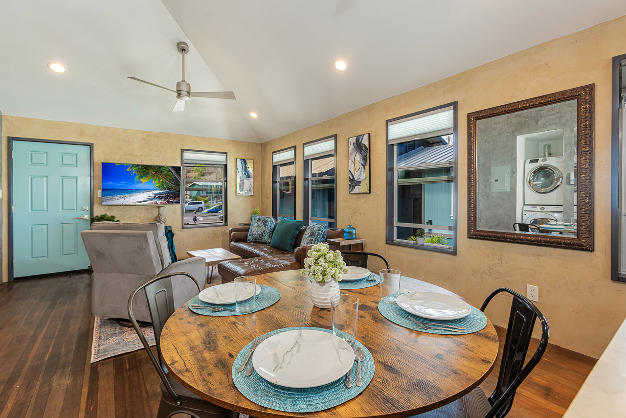 Dining table perfect for meals or even game night