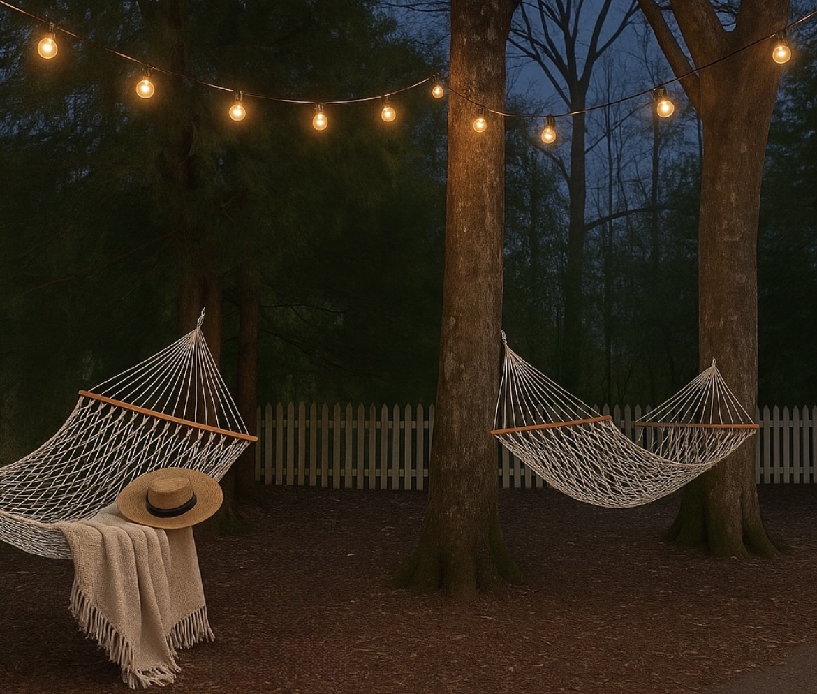 Enjoy a tranquil escape from the backyard thrills April - October.