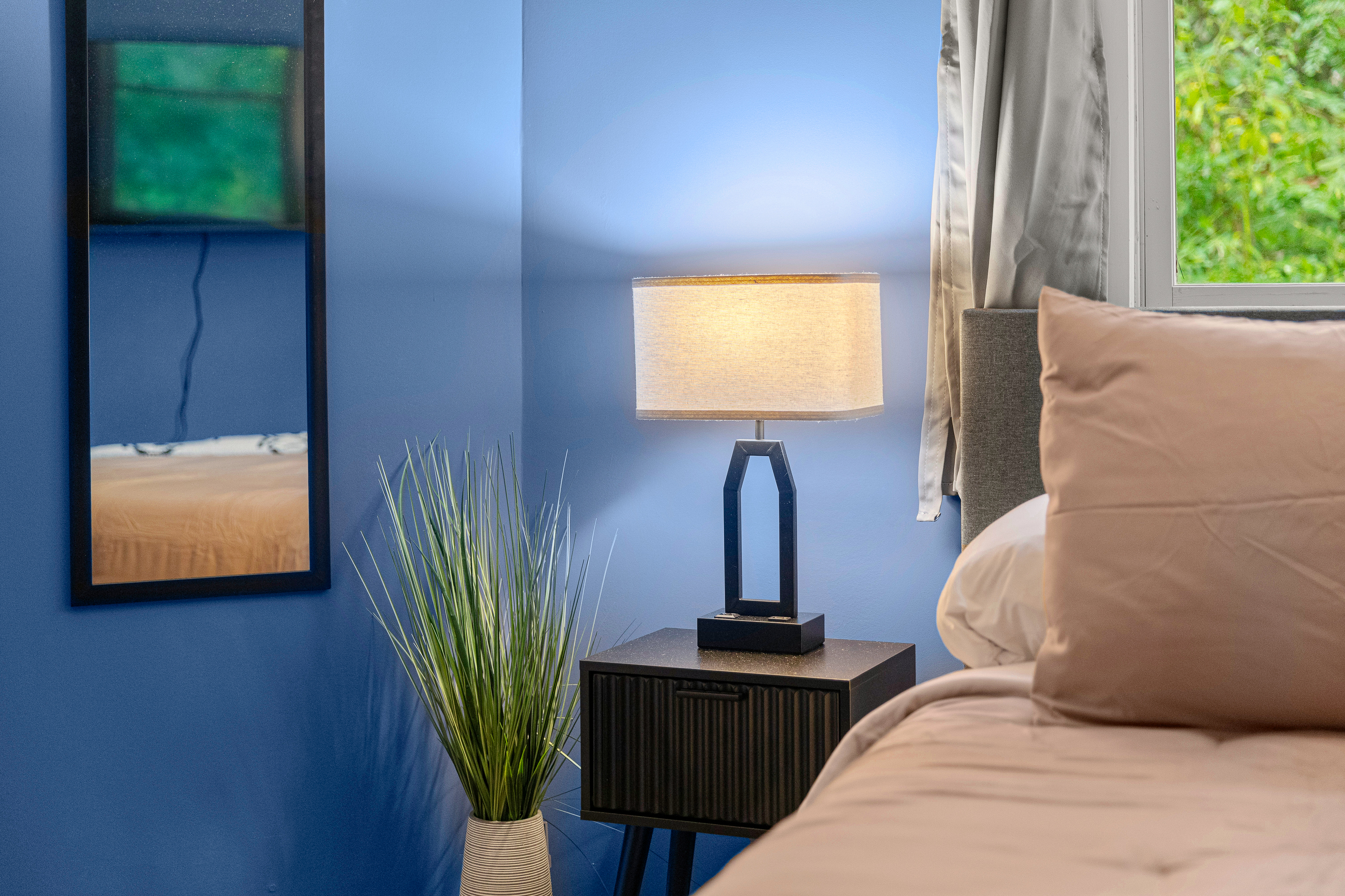 Lamps with USB for effortless recharging.