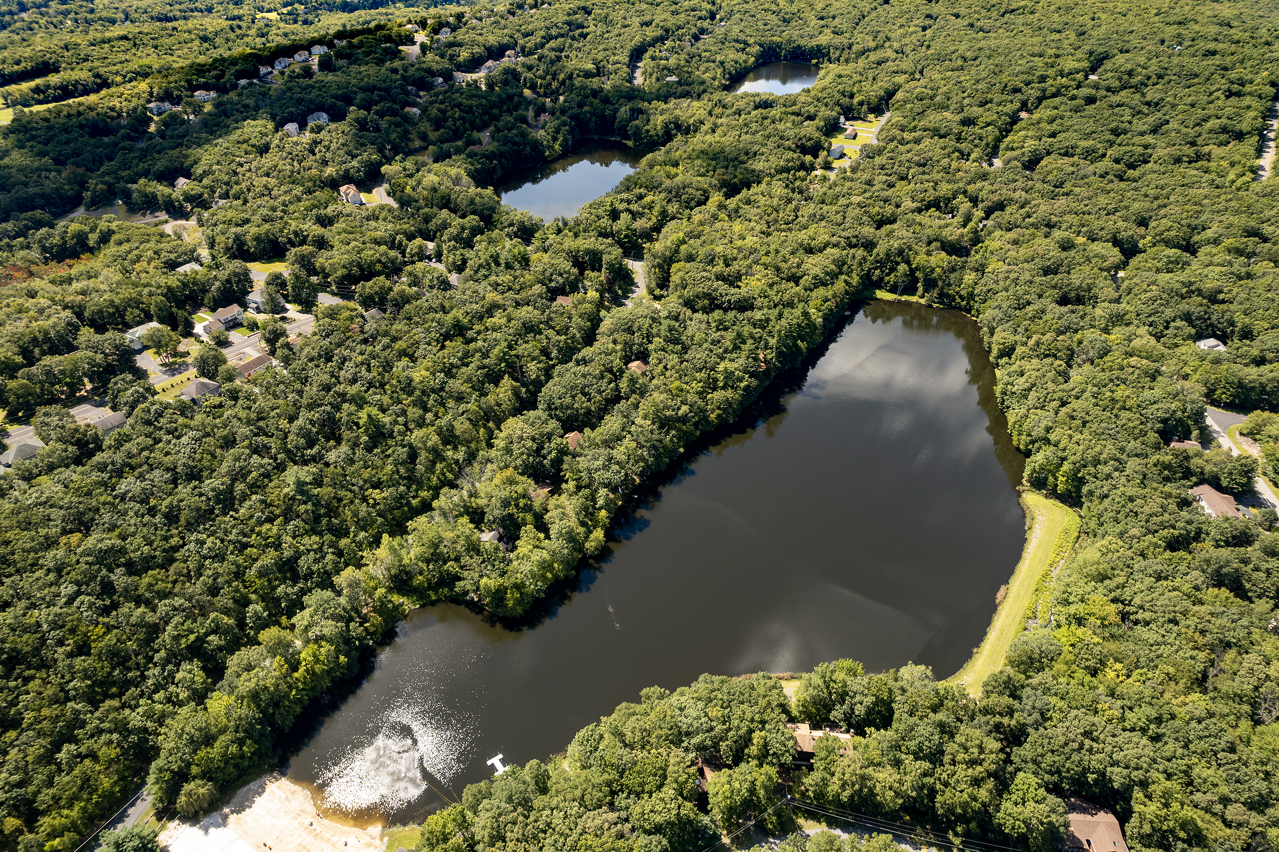 Overview of all 3 Penn Estates lakes