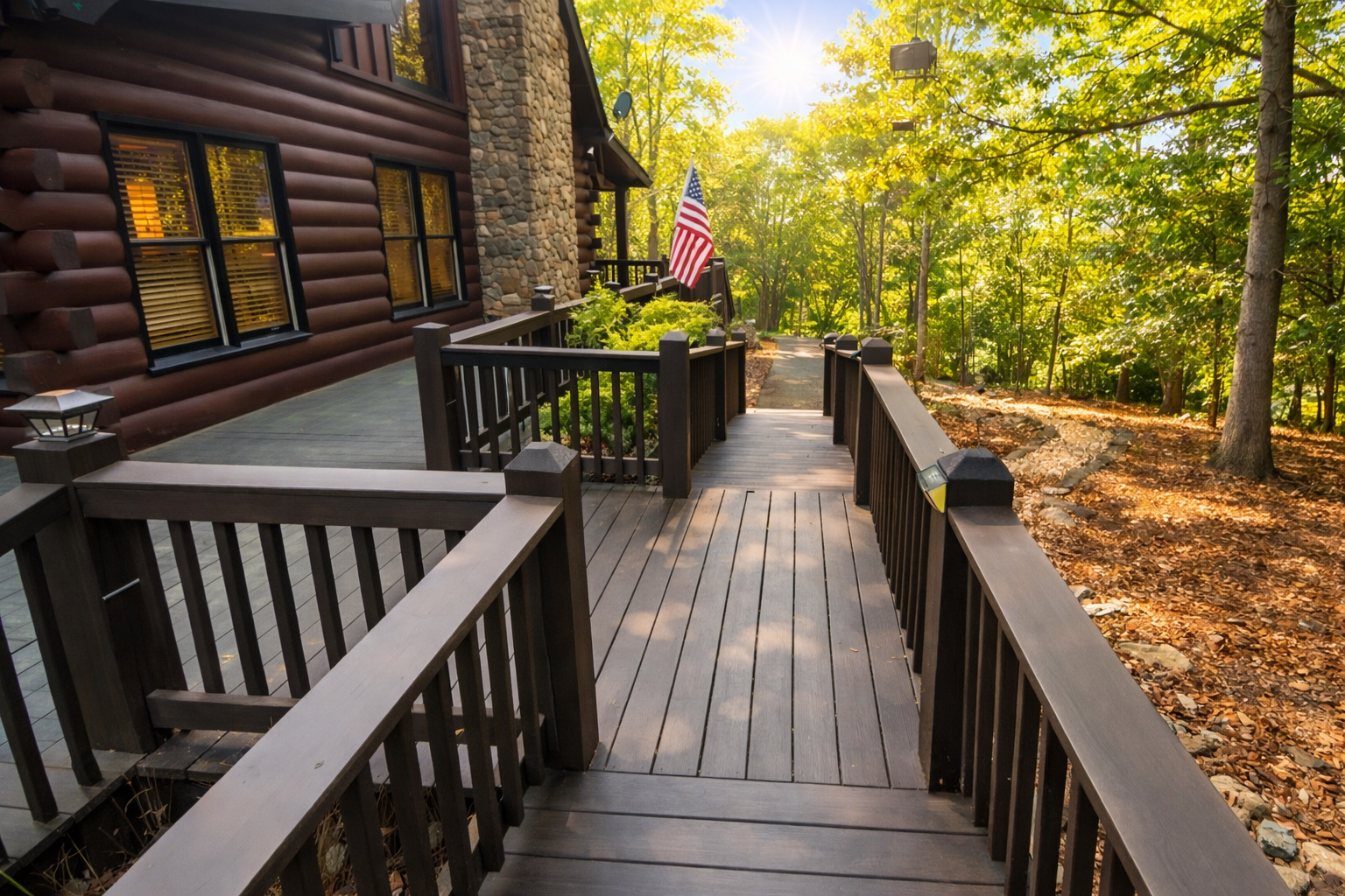 Wheelchair-accessible ramp