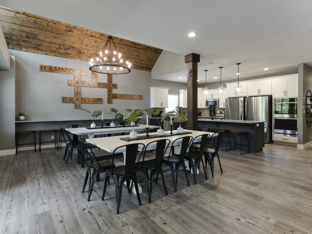 Seats 36 in the dining area!! Enough for the whole crew!!