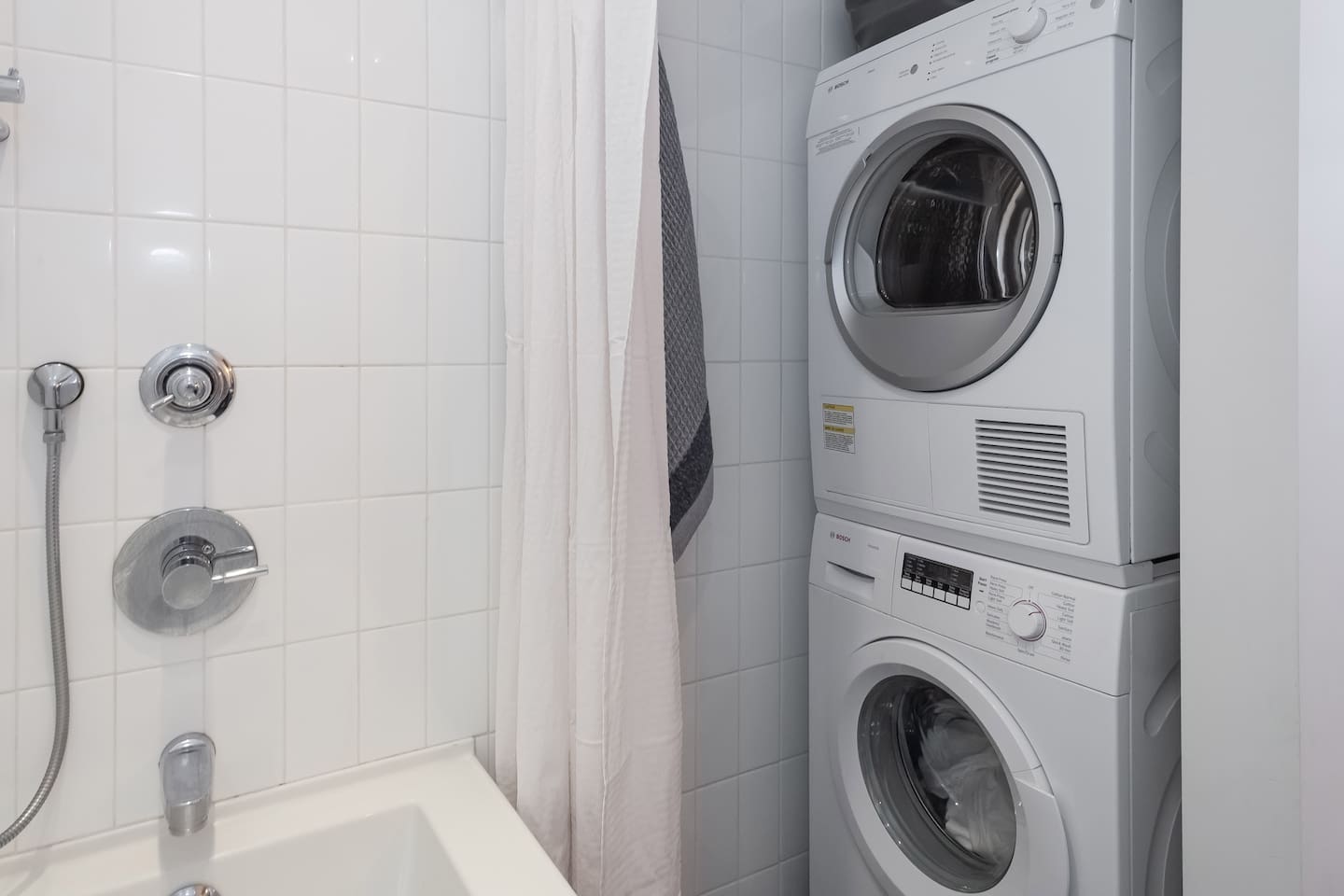 European Bosch washer and dryer