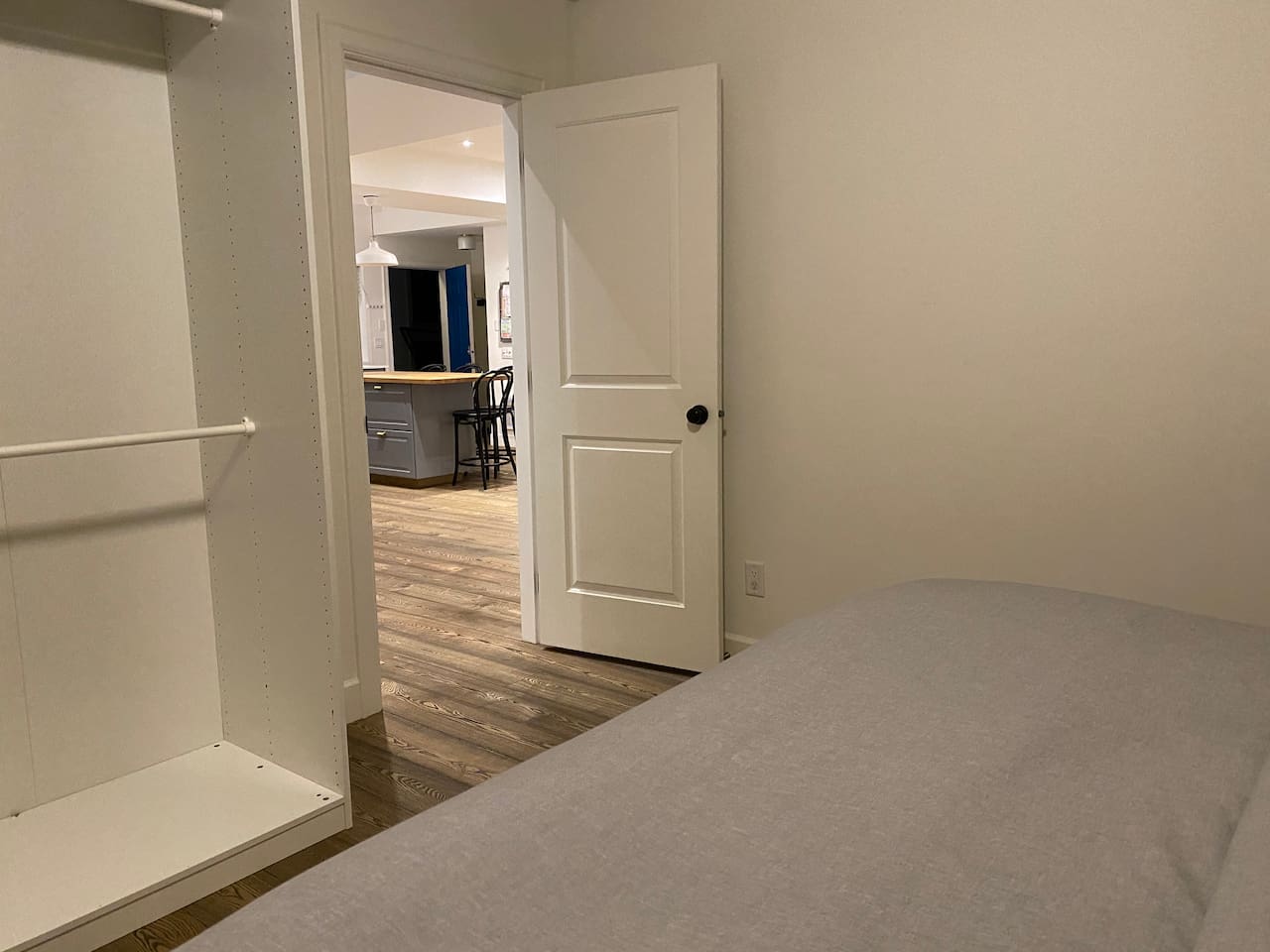 Picture taken from the master bedroom into the great room 