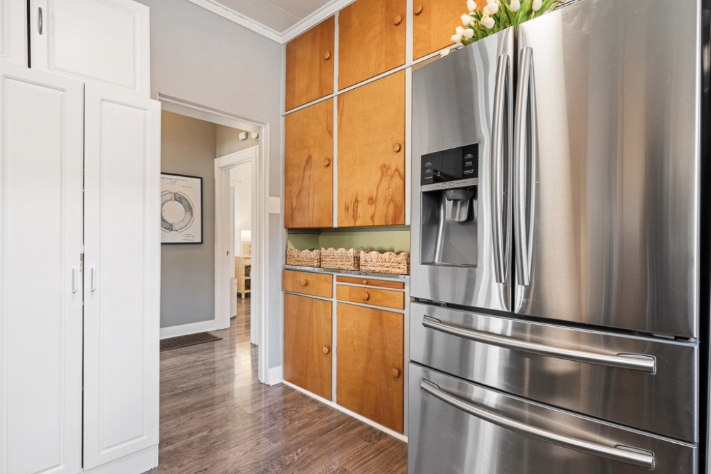 Big fridge with ice and water dispenser