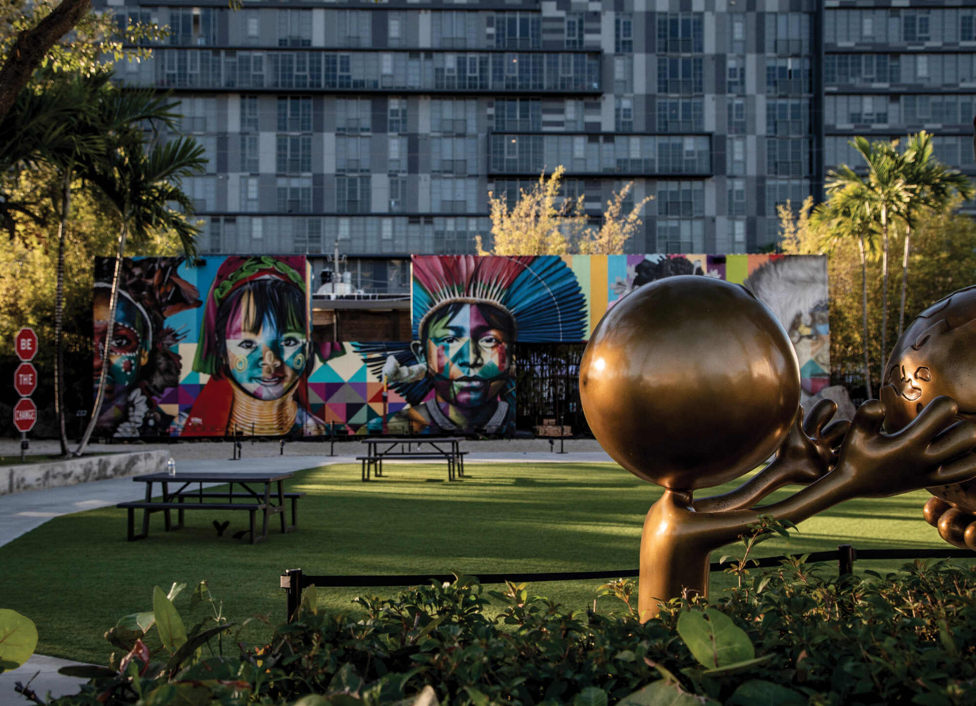 Wynwood Arts District — vibrant murals, galleries & rooftop bars within 2-block radius