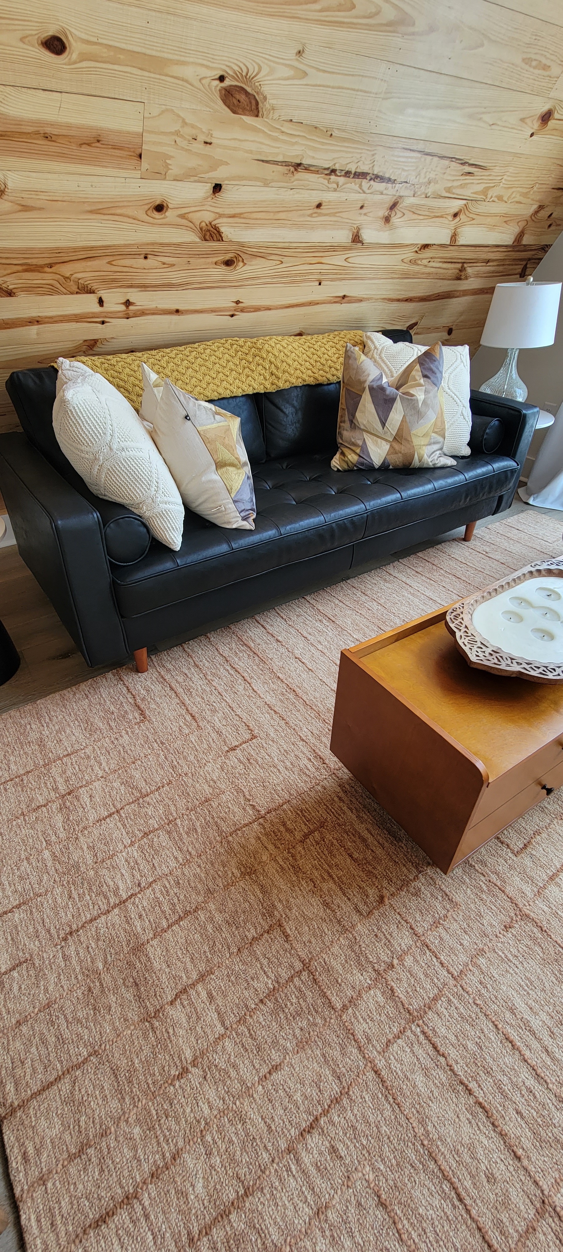 Living Room Leather Sofa