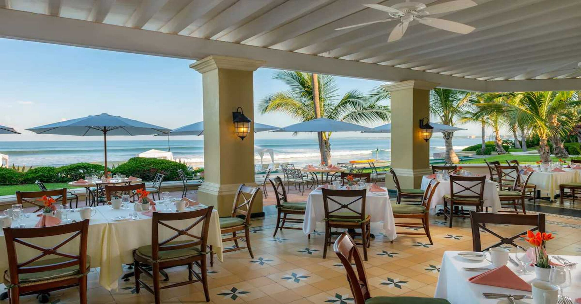 Outdoor Dining at Pueblo Bonito Emerald Bay, Vacation Travel Exclusives