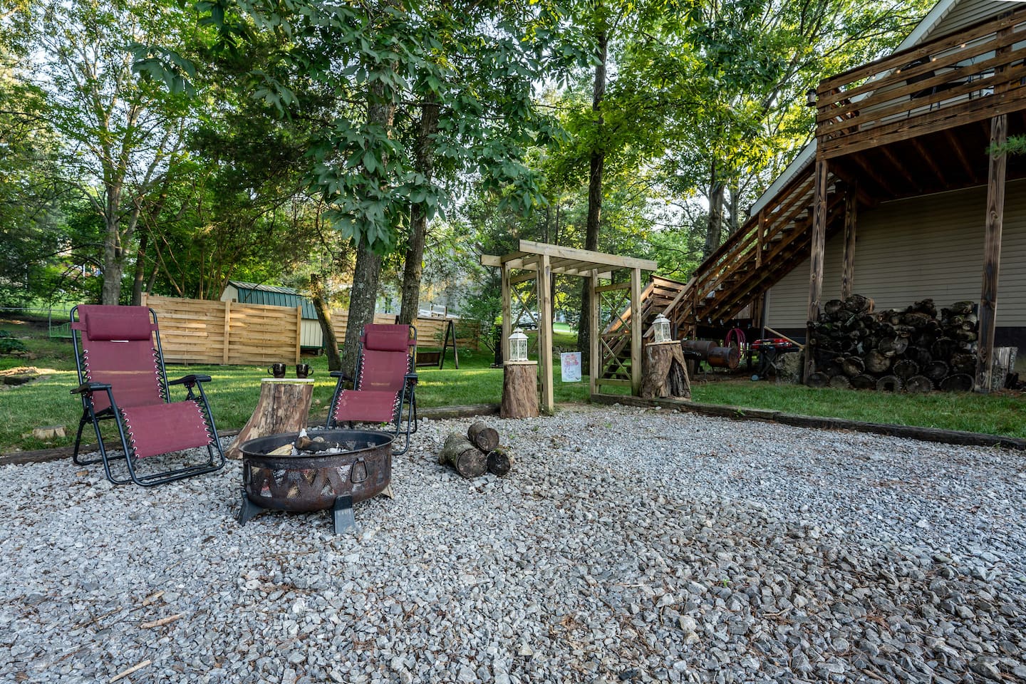 Relax by the fire pit!