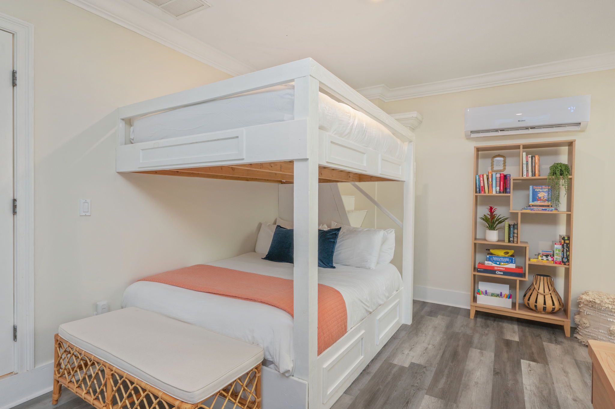 Queen over queen bunk beds