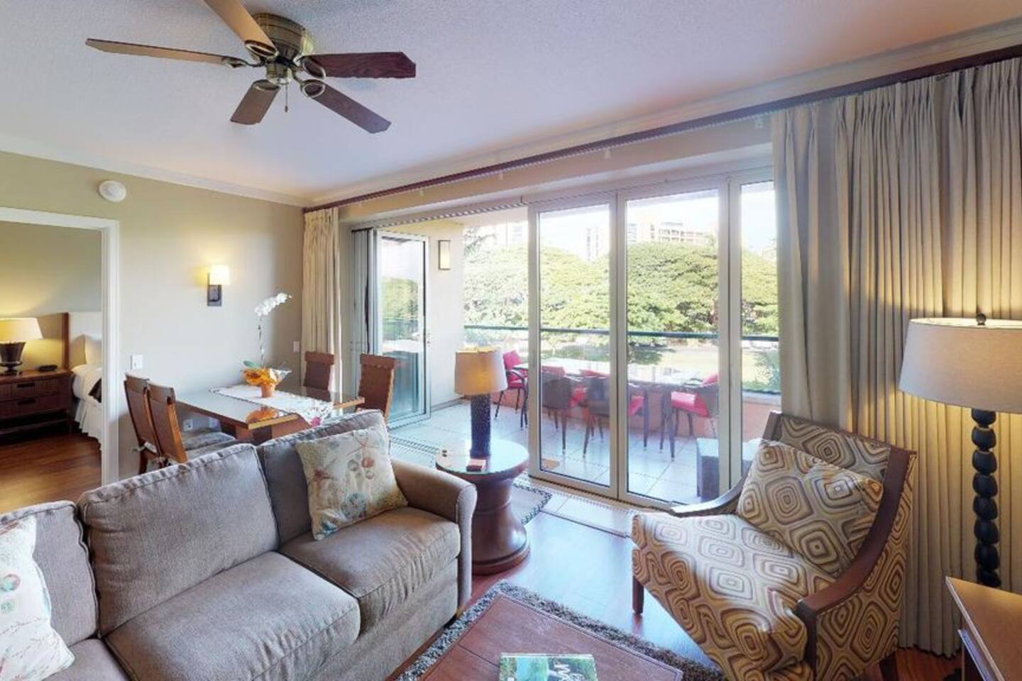 One level condo