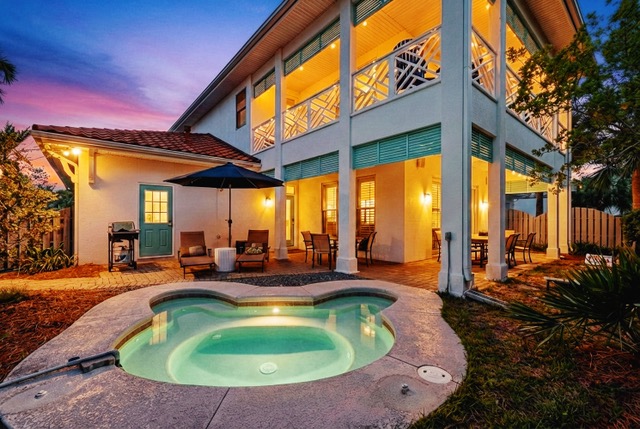 Unwind in your intimate backyard