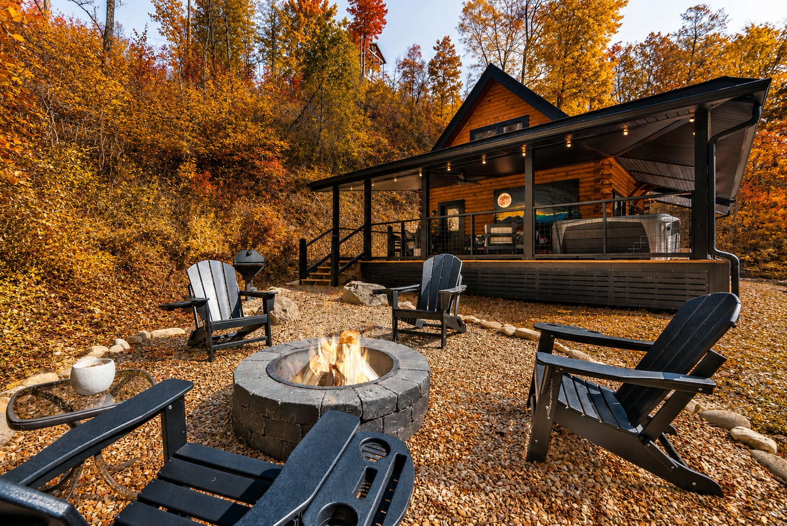 Relax by the fire