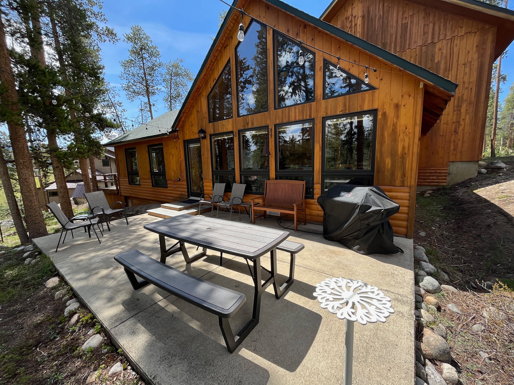 Side Patio Picnic Seating