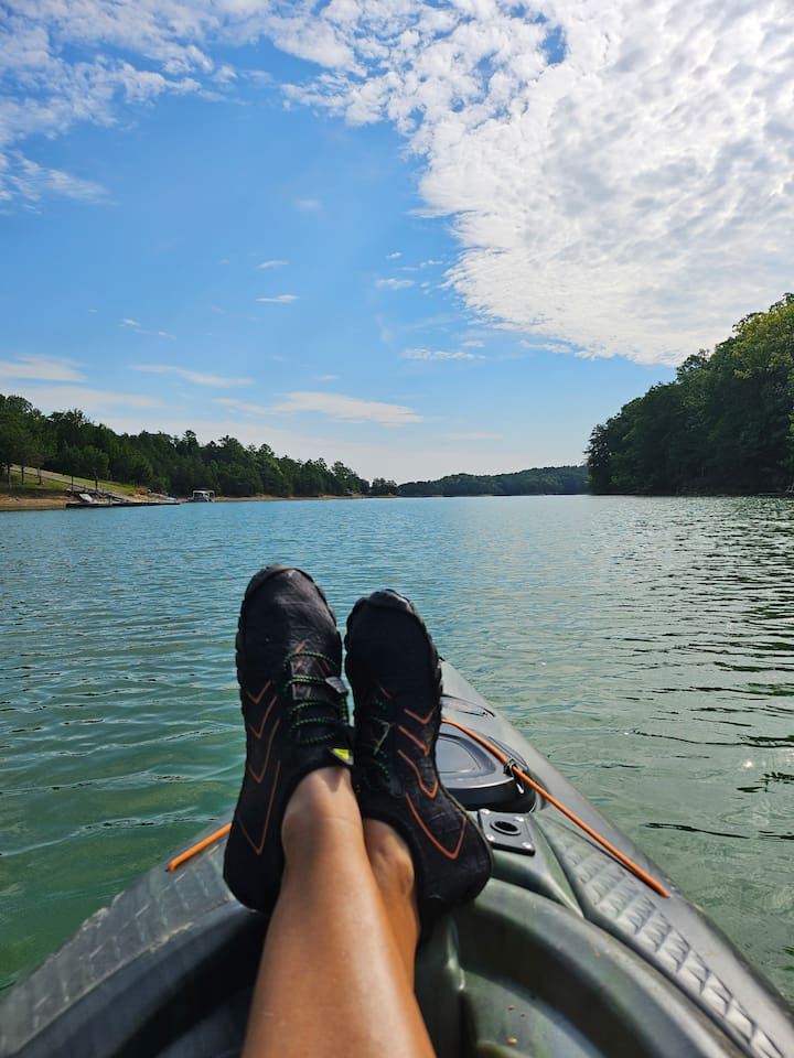 Slow down, float awhile, and enjoy a peaceful day on the lake.