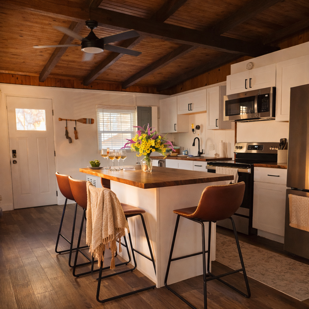 Kitchen Island and seating