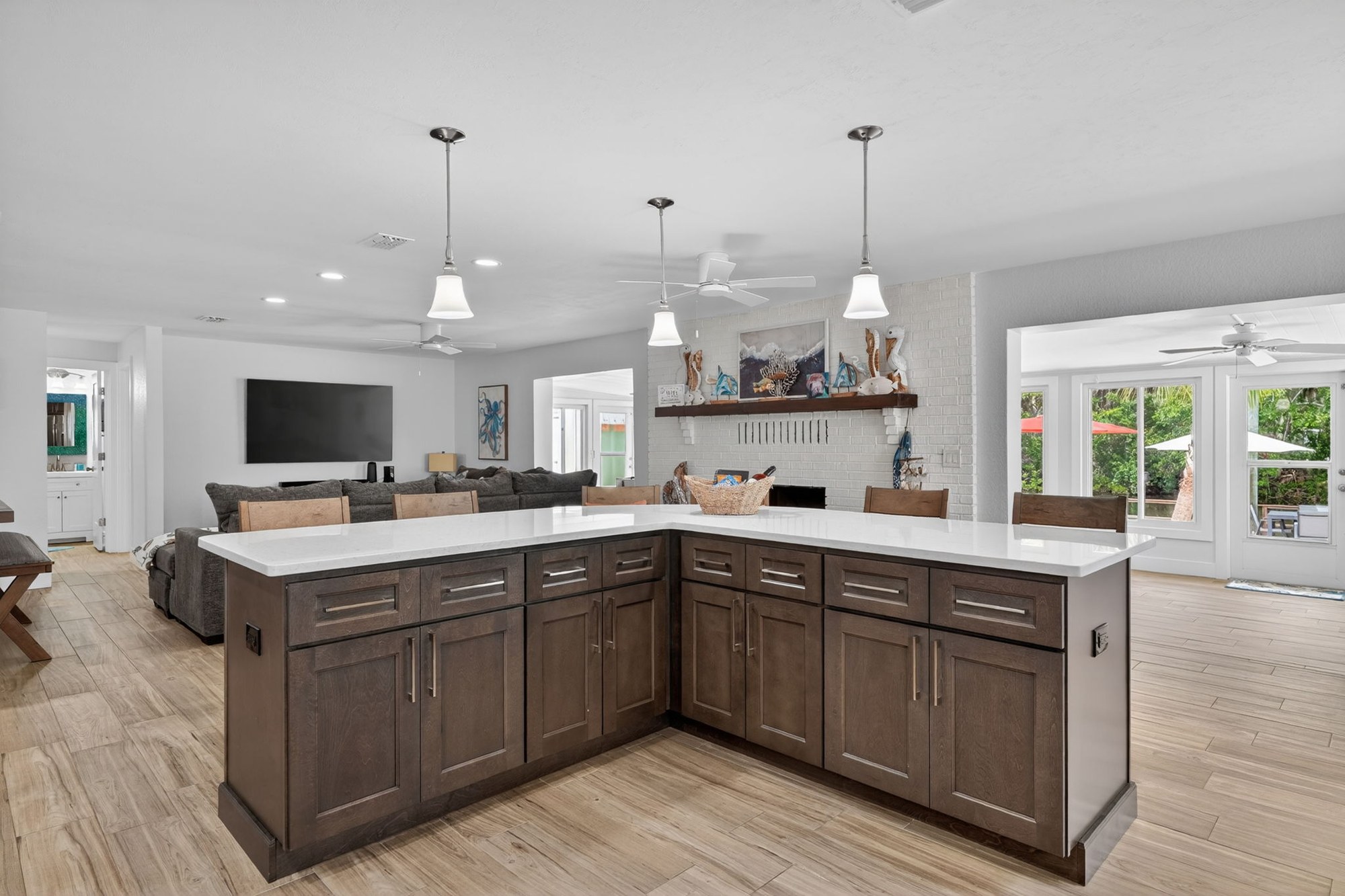 Kitchen island seating