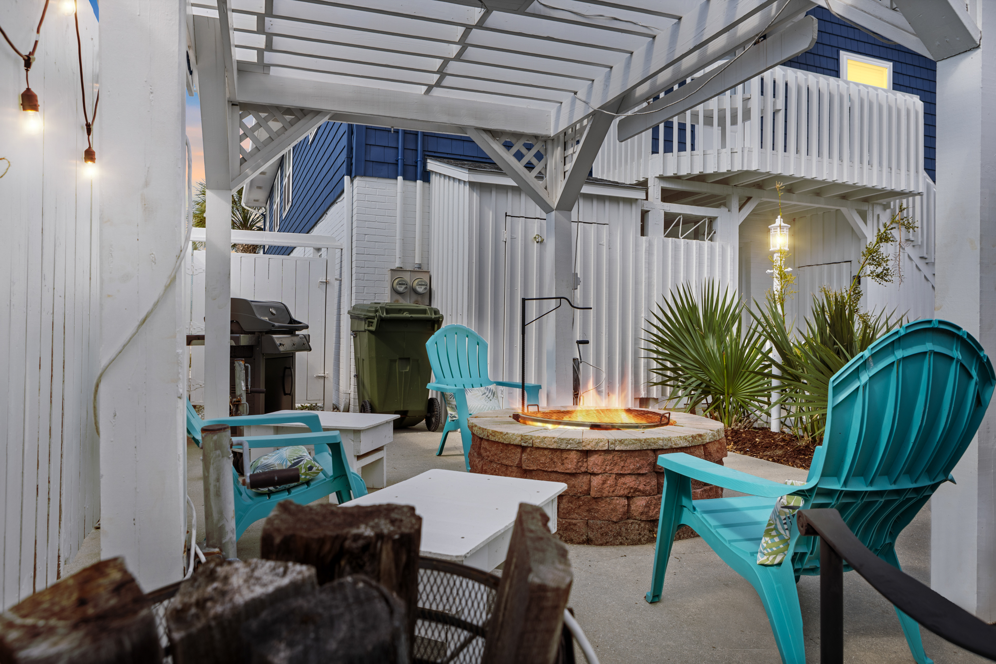 An outdoor space made for relaxation