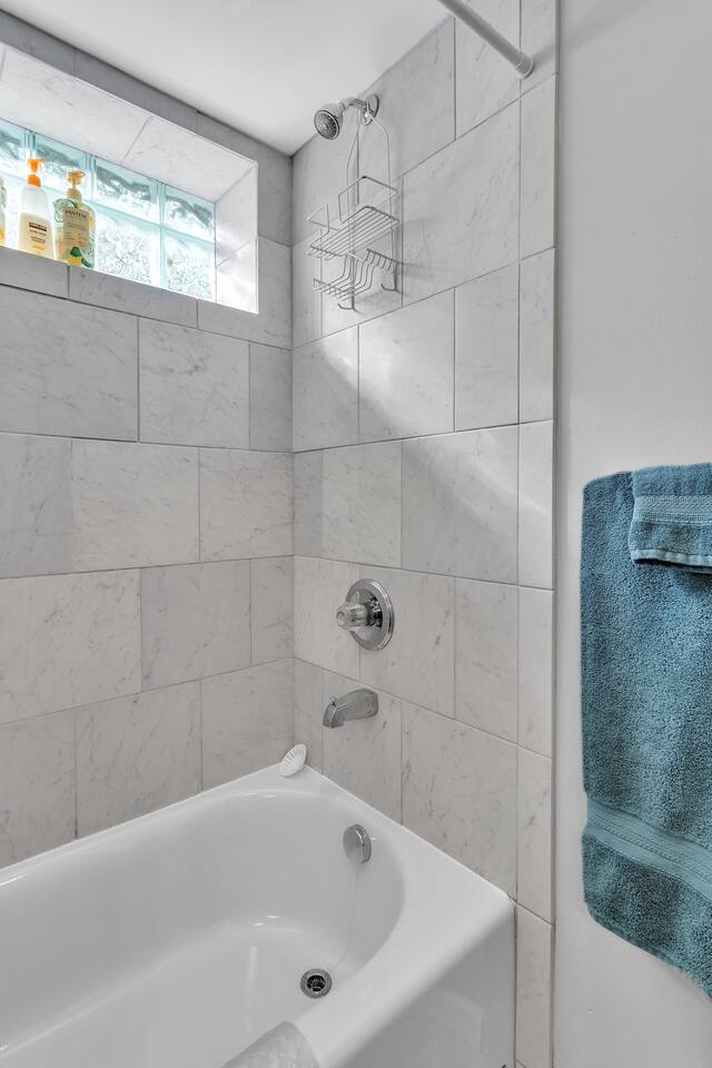 Bathroom #2, Lower Level, Tub/shower, All necessities included. Soft towels