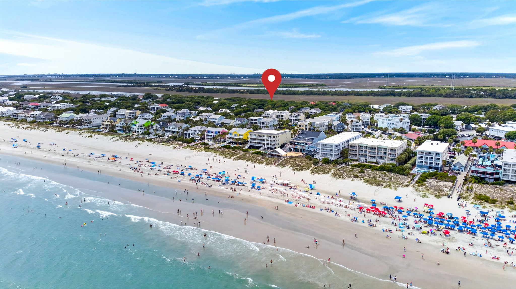 Location to Beach | Twin Palms | 914 Carolina Blvd | Isle of Palms, SC | IOP Escapes
