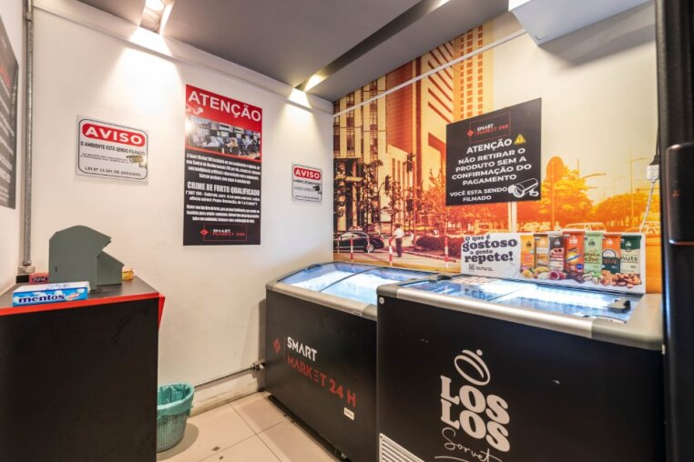 Mini Mercado - Comodidade 24h no condomínio Homelike Pinheiros — tudo o que você precisa, sempre à disposição.