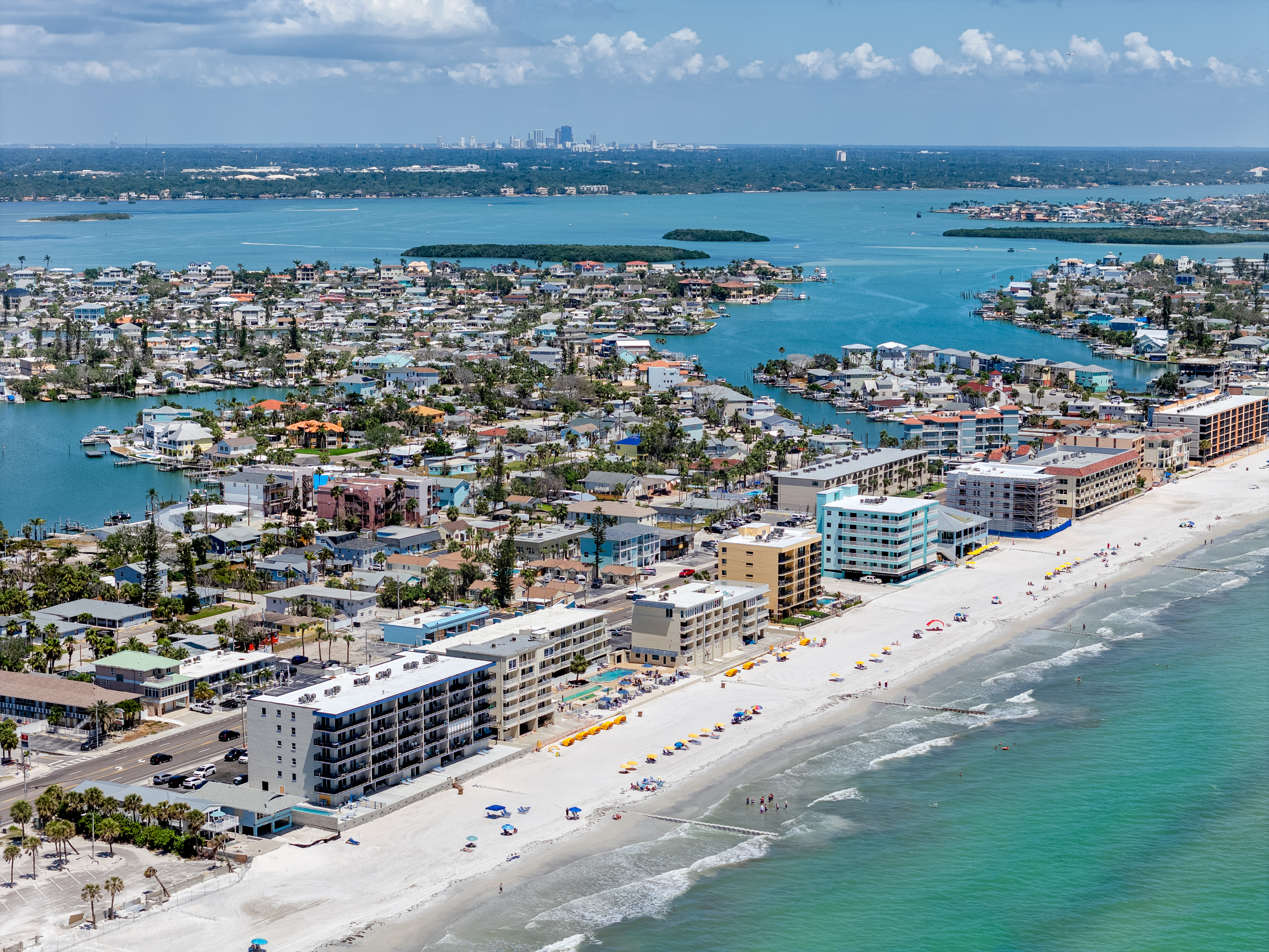 Aerial of Kima Madeira Beach