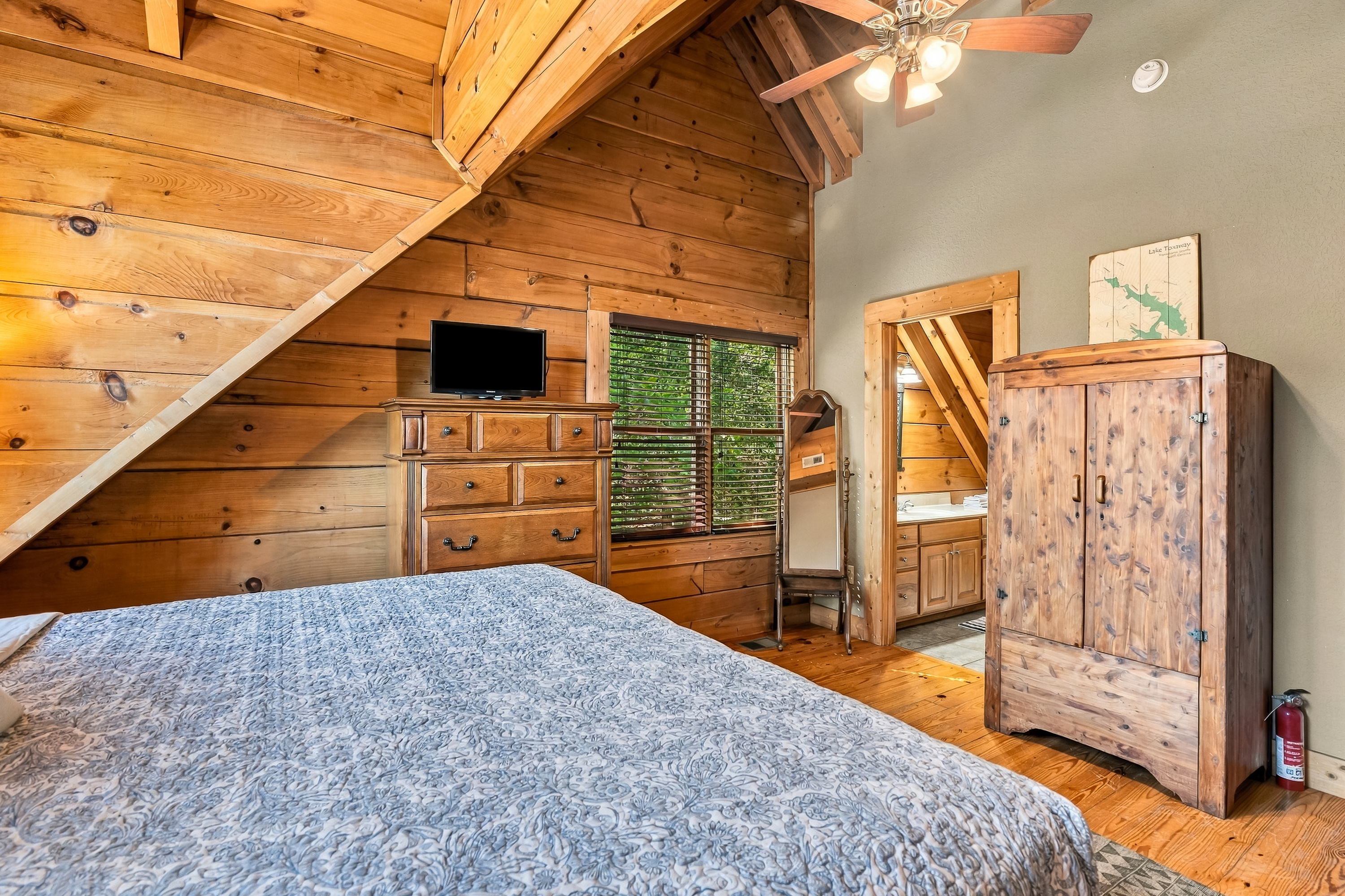 Smart TV in the King Bedroom