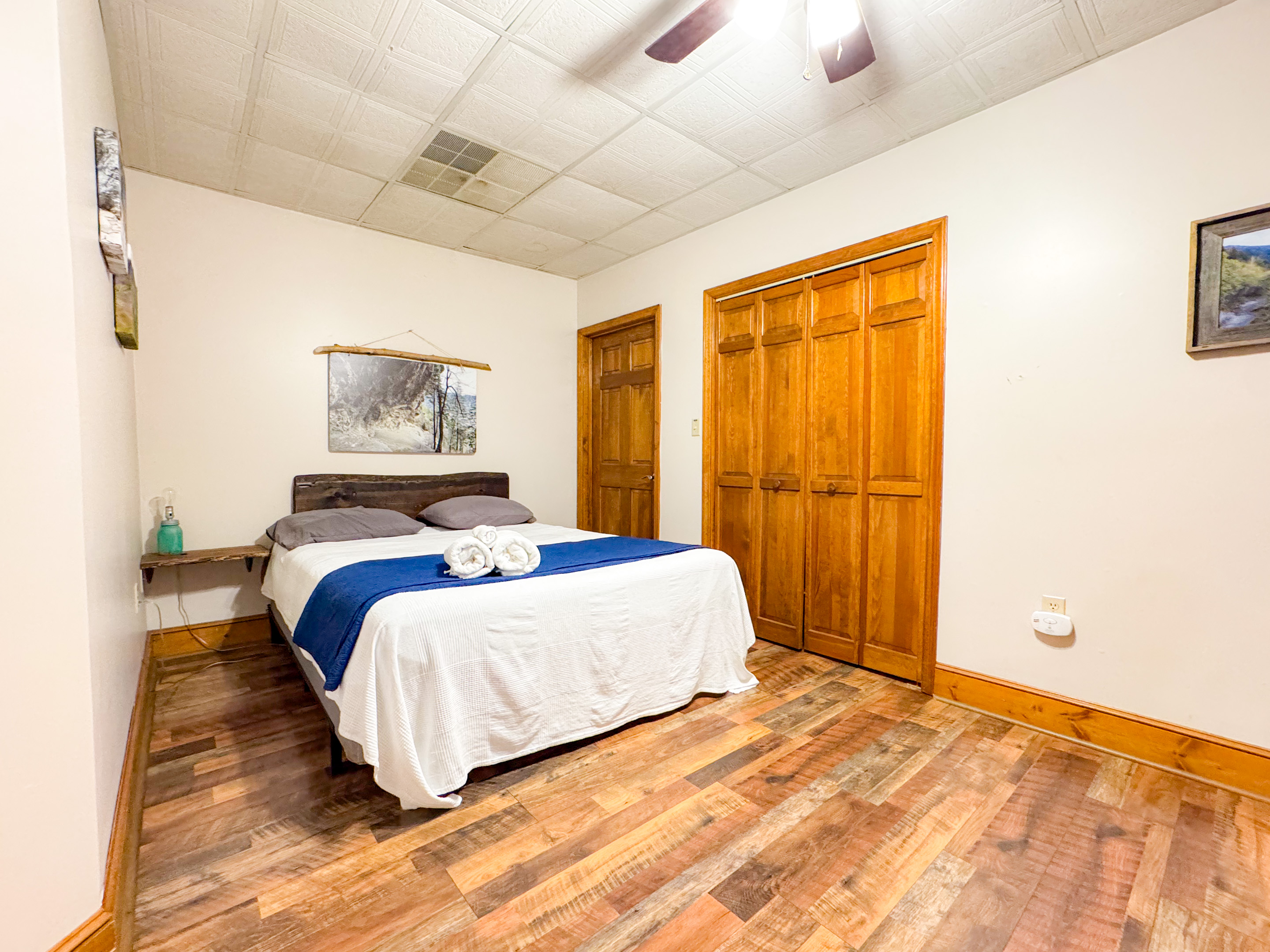 The Alum Cave themed bedroom is perfect for those who like to sleep in:)