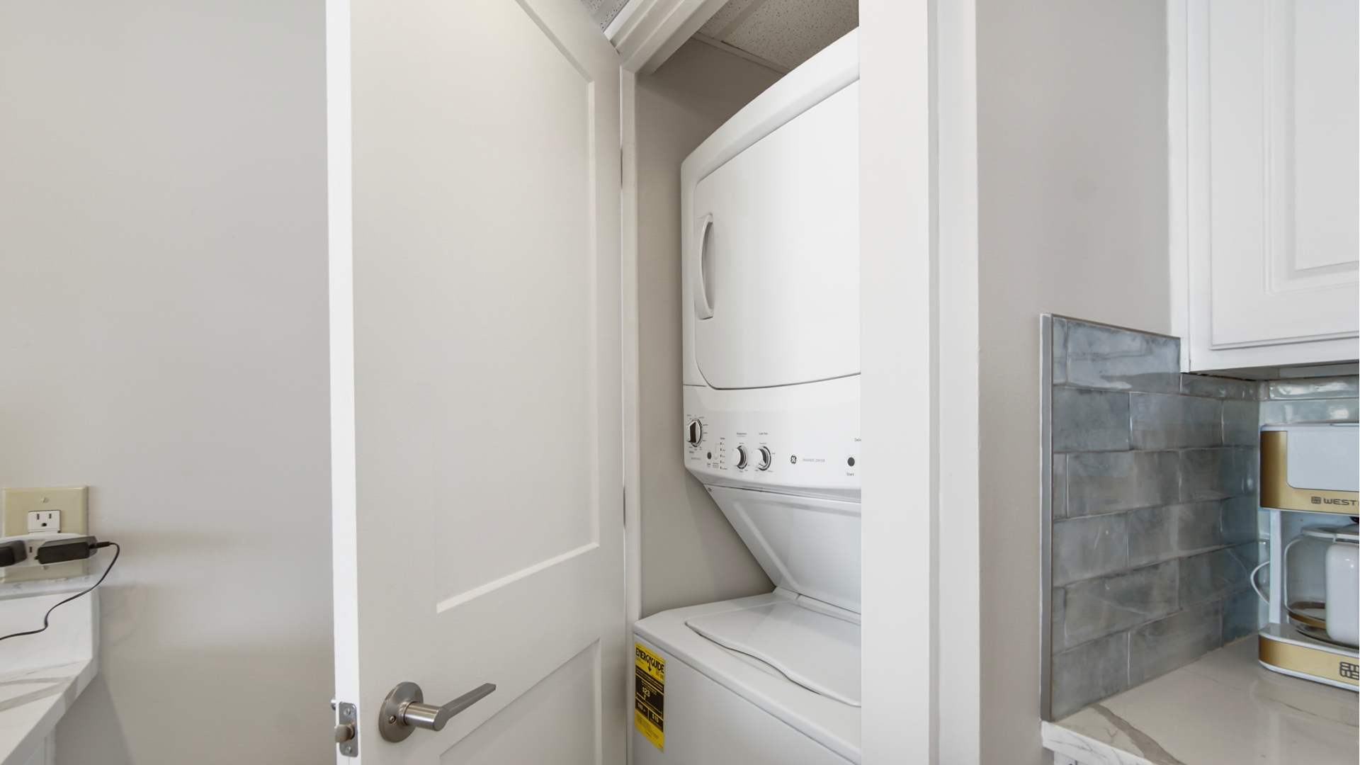 Stackable washer and dryer