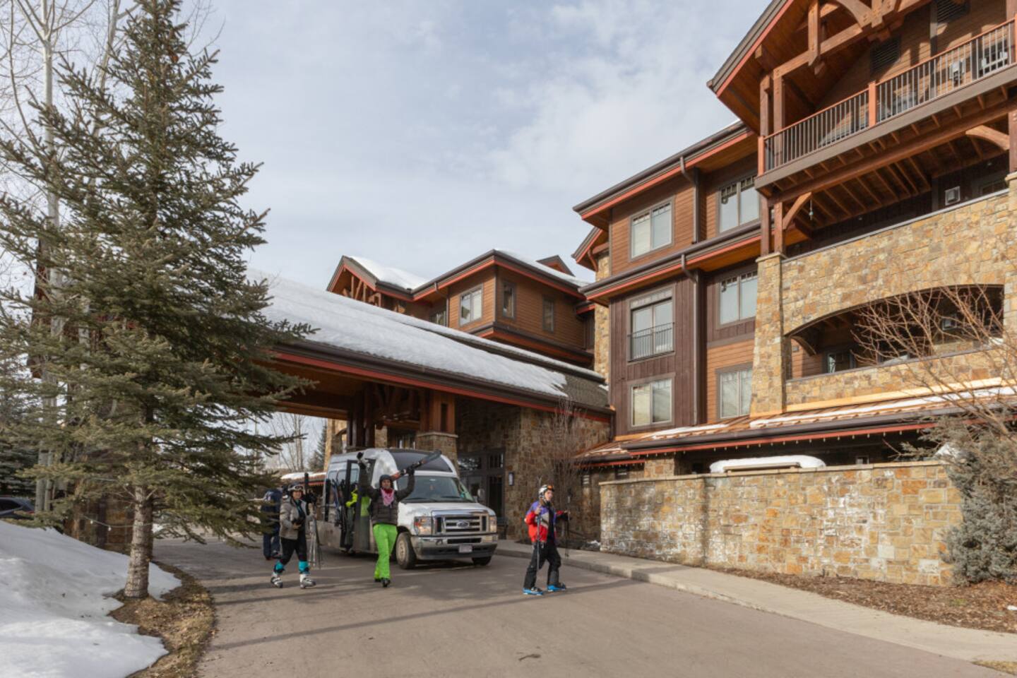 Private Shuttle During Ski Season