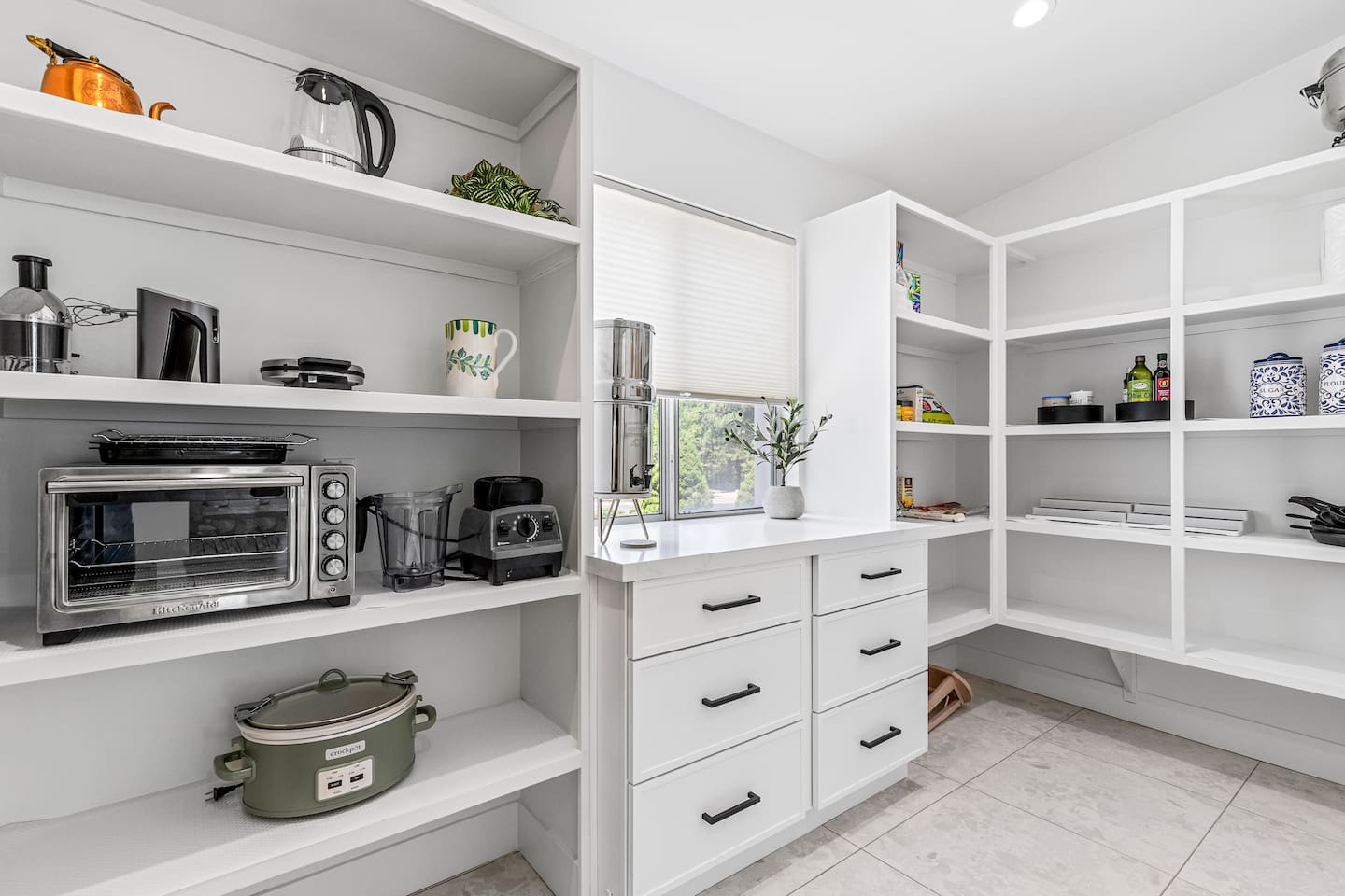 Pantry area off kitchen